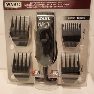 Wahl Peanut Compact Clipper with Black and White Design - New in Package